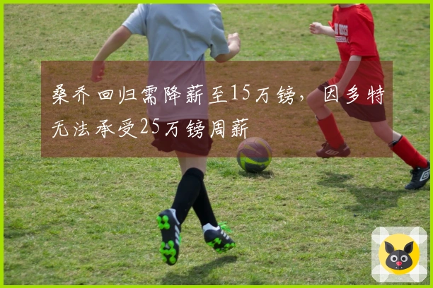 桑乔回归需降薪至15万镑，因多特无法承受25万镑周薪