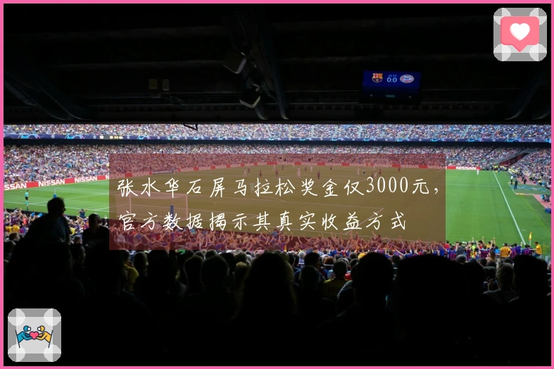 张水华石屏马拉松奖金仅3000元，官方数据揭示其真实收益方式